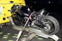 Schwerer Motorrad Unfall Feldkassel Robert Boschstr Edsel Fordstr P110